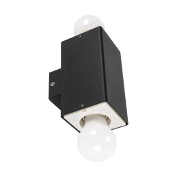 Sodo šviestuvas/lauko šviestuvas Gryf dvigubas e27 juodas