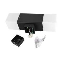 Sodo šviestuvas/lauko šviestuvas Gryf dvigubas e27 juodas