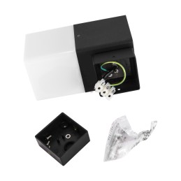 Hermetinis sodo šviestuvas/lauko šviestuvas Gryf e27 juodas