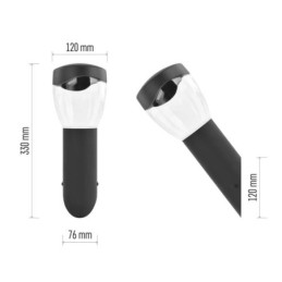 Светодиодный настенный светильник 12 x 12 x 33 см 1 x E27 15W IP44 EMOS