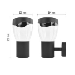 Светодиодный настенный светильник 16,4 x 12 x 23 см 1 x E27 15W IP44 EMOS