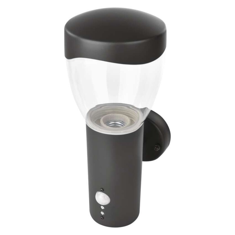 LED wall luminaire with motion sensor 16.4 x 12 x 29.5 cm 1 x E27 15W IP44 EMOS