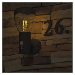 LED sieninis šviestuvas su judesio jutikliu 16,4 x 12 x 29,5 cm 1 x E27 15 W IP44 EMOS