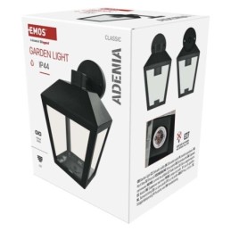 LED outdoor luminaire 18 x 15 x 24.5 cm 1 x E27 15W IP44 EMOS