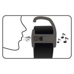 CREE LED + COB LED headlamp with SOS whistle 330lm, 65m, 3×AAA