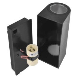 Настенный светодиодный садовый светильник 8,8 x 6,7 x 8 см 2 x GU10 35W IP44 EMOS