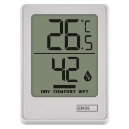 Skaitmeninis termometras ir higrometras E0345 su magnetu