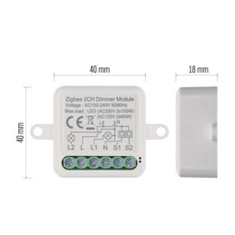 ZigBee twilight module 2CH GoSmart
