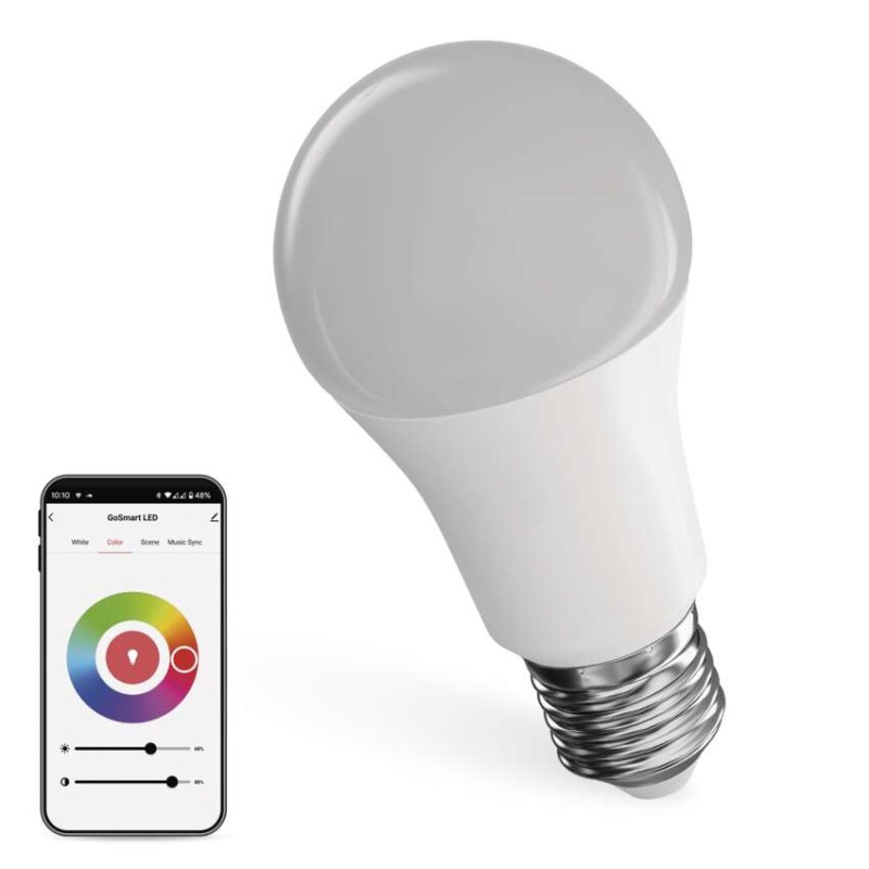 LED lemputė A60 11 W (75 W) 1050 lm E27 WIFI RGBW GoSmart