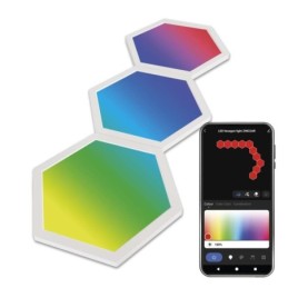Hexagon LED valgusti 5,4 W RGBIC dimmerdatav WiFi GoSmart 3tk.