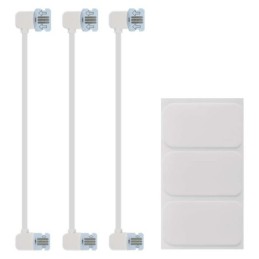 Hexagon LED apšvietimo prailginimo rinkinys 1,8 W RGBIC reguliuojamas WiFi GoSmart 3 vnt.