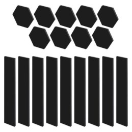 Smart LED decorative wall lamp 34 W RGBIC dimmable WiFi GoSmart 9 pcs.