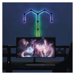 Smart LED decorative wall lamp 34 W RGBIC dimmable WiFi GoSmart 9 pcs.