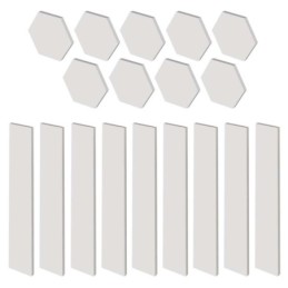 Smart LED Wall Light 34 W RGBIC dimmable WiFi GoSmart 9 pcs.