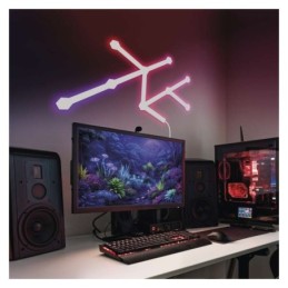 Išmanusis LED sieninis šviestuvas 34 W RGBIC reguliuojamas WiFi GoSmart 9 vnt.