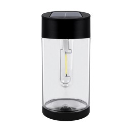 Sodo šviestuvas su saulės baterija Modi Led šaltas, juodas