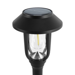 Sodo šviestuvas su saulės baterija Cypis Led šaltas, juodas