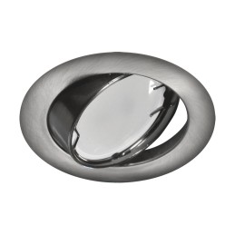 Įleidžiamas šviestuvo rėmas Gu5.3 Oktan apvalus matinis chromas