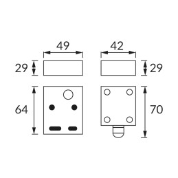 Сумеречный датчик elf 15a ip65