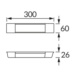 Linear Bary Led 9w Neutral luminaire