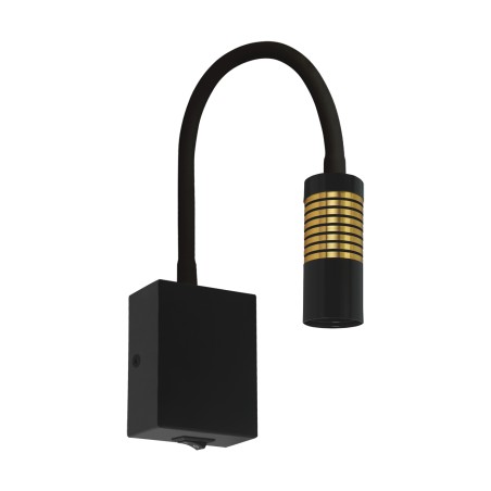 Wall light Ari Led 3W 4100K flexible black gold