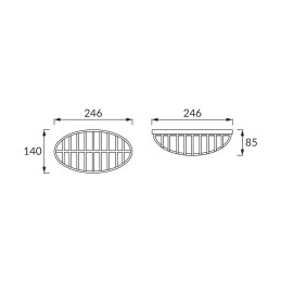 aqua wall fixture white