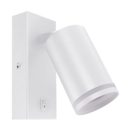 Wall light with on/off switch Zula wll gu10 white