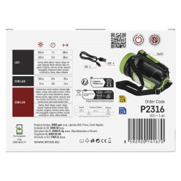 Laetav LED töövalgusti Profi P2316, 850 lm, 8000 mAh