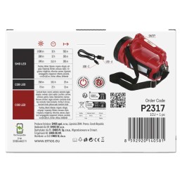 Ladattava LED-työvalo P2317, 1000 lm, 15000 mAh