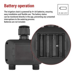 GoSmart, WiFi-kasteajastin, Bluetooth 5, 2x ulostulot.