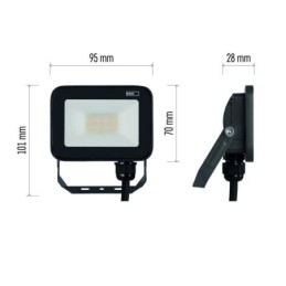 LED Floodlight INOVO 10W, anthracite, neutral white