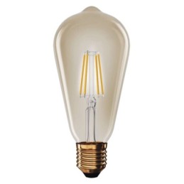 LED bulb Vintage ST64 / E27 / 4.5 W (40 W) / 420 lm / Soe valge