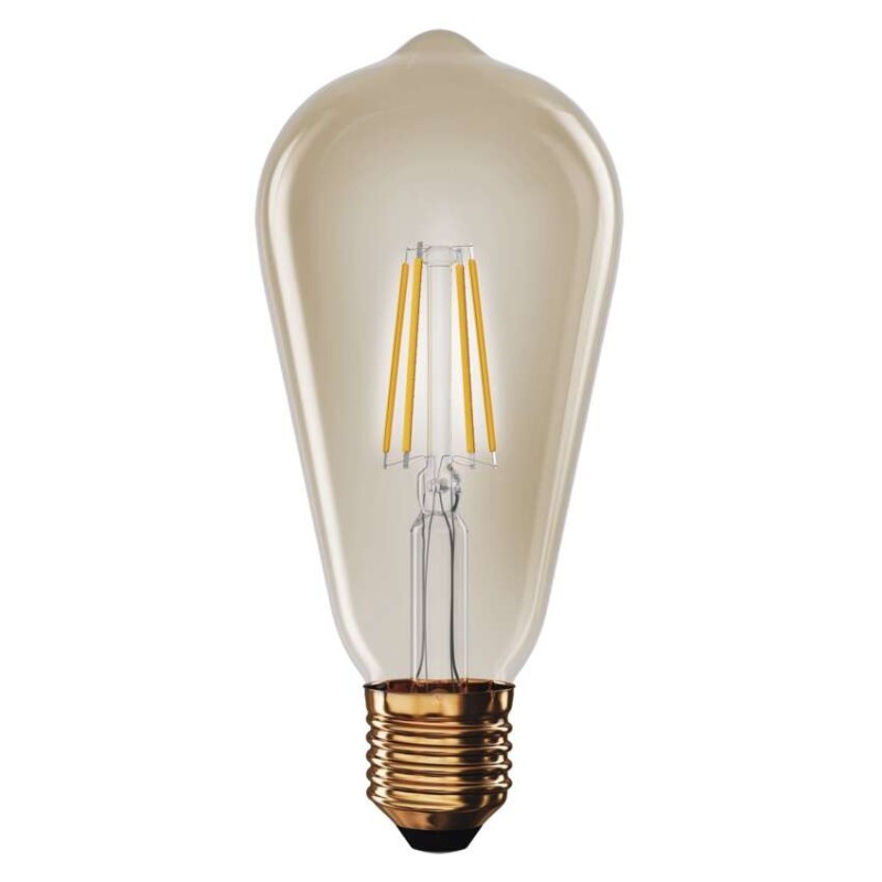 LED bulb Vintage ST64 / E27 / 4.5 W (40 W) / 420 lm / Soe valge