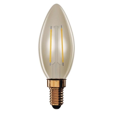 LED lemputė „Vintage candle“ / E14 / 2,5 W (20 W) / 225 lm / Šilta balta