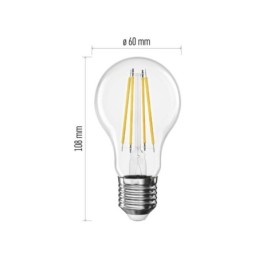 LED bulb Filament A60 A CLASS / E27 / 3.8 W (60 W) / 806 lm / neutral white