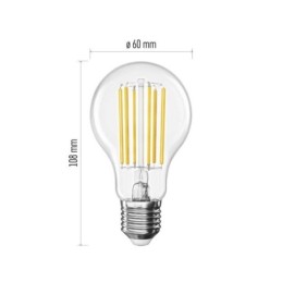 LED-hehkulamppu hehkulamppu A60 A CLASS / E27 / 7,2 W (100 W) / 1521 lm / lämminvalkoinen / lämmin valkoinen