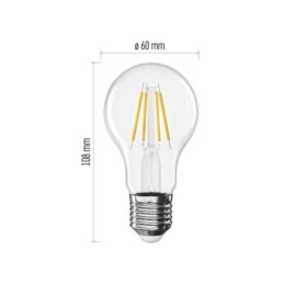 LED bulb Filament A60 / E27 / 3.4 W (40 W) / 470 lm / neutral white