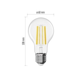 LED lemputė Filament A60 / E27 / 10,5 W (100 W) / 1521 lm / Neutraliai balta