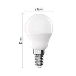 LED pirn Classic Mini Globe / E14 / 2.5 W (32 W) / 350 lm / Soe valge
