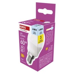 LED-lamppu Classic Mini Globe / E14 / 6,5 W (60 W) / 806 lm / Kylmä valkoinen