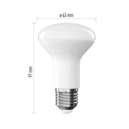 LED lemputė Classic R63 / E27 / 7 W (60 W) / 806 lm / Šilta balta