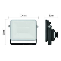 LED Floodlight ILIO, 10.5W, black, neutral white