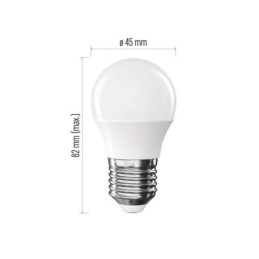 LED lemputė „Basic ball“ / E27 / 5,5 W (40 W) / 470 lm / Neutraliai balta
